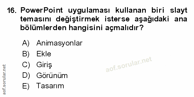 Soru 16