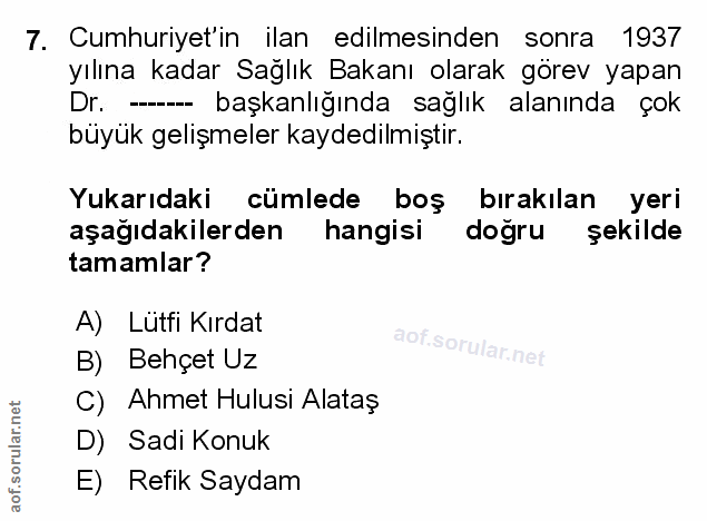 Soru 7