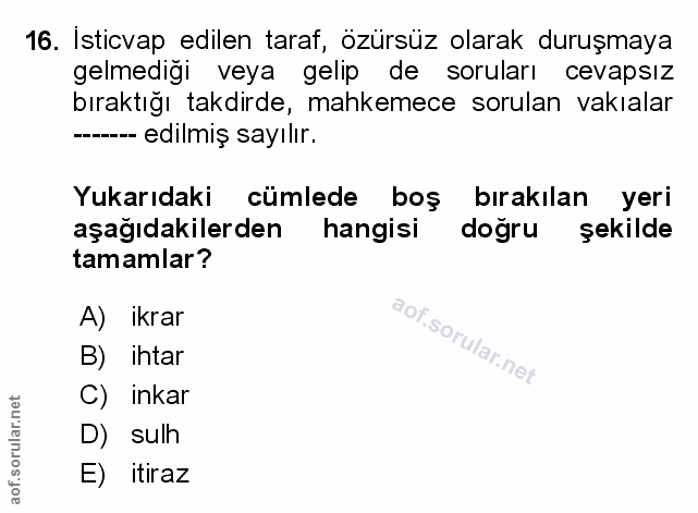 Soru 16