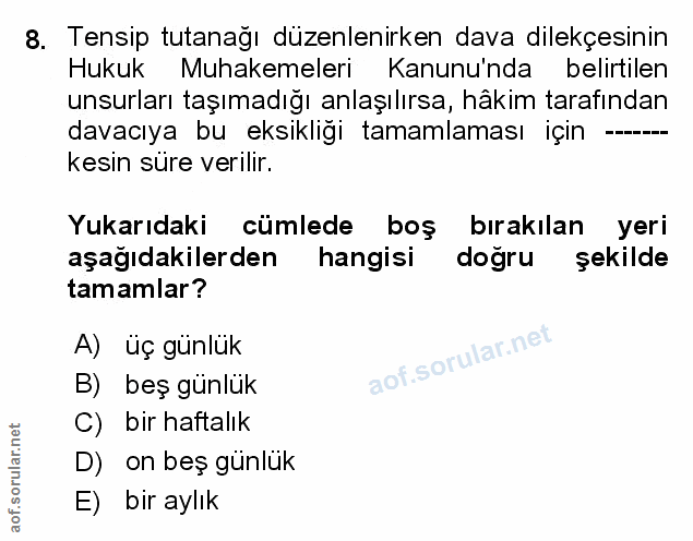 Soru 8