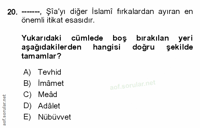 Soru 20