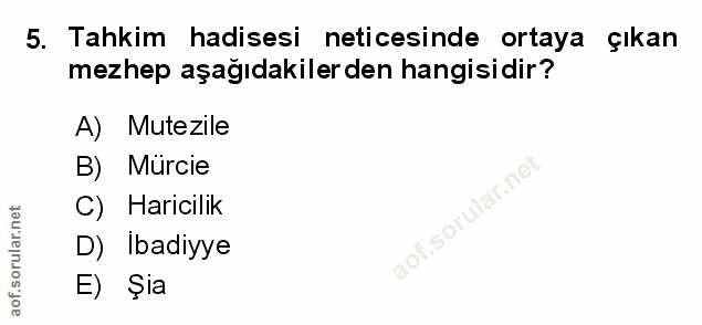 Soru 5