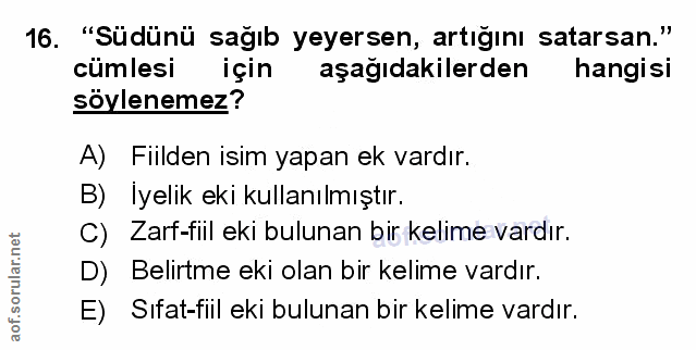 Soru 16
