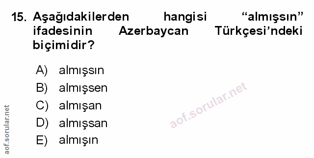 Soru 15