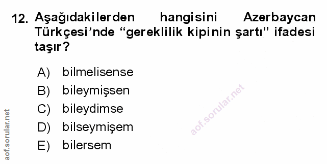 Soru 12