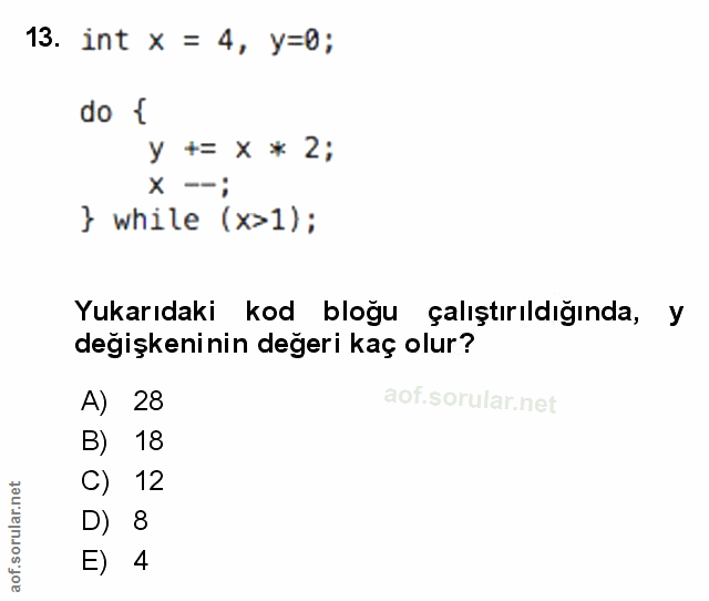Soru 13