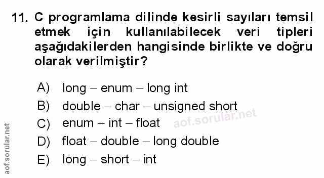 Soru 11