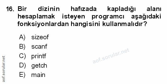 Soru 16