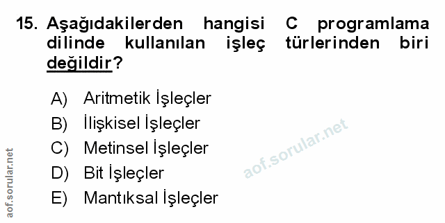 Soru 15
