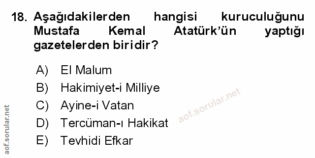 Soru 18