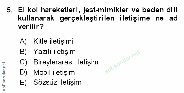 Soru 5
