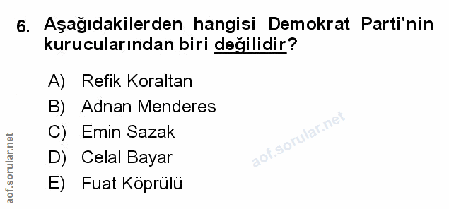 Soru 6