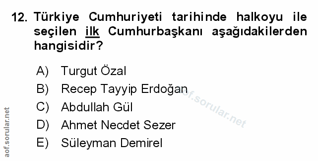 Soru 12