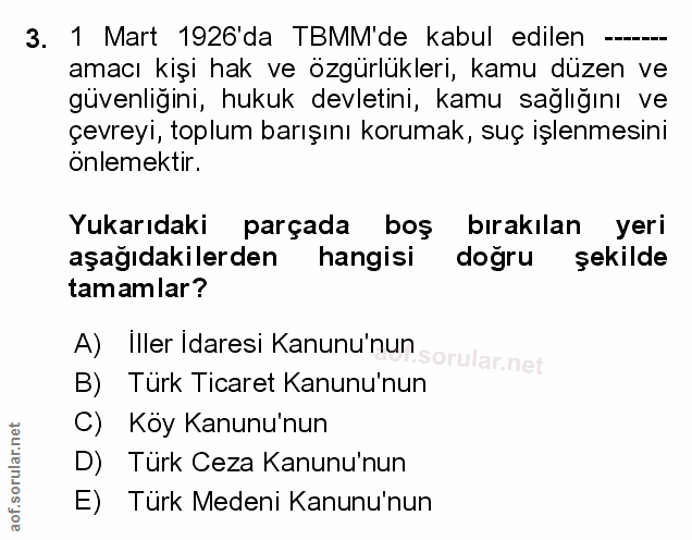 Soru 3