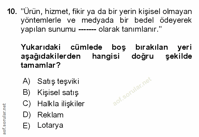 Soru 10