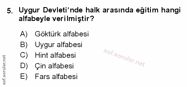 Soru 5