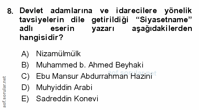 Soru 8