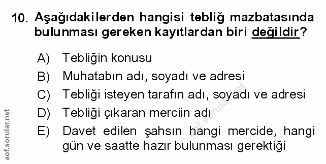 Soru 10