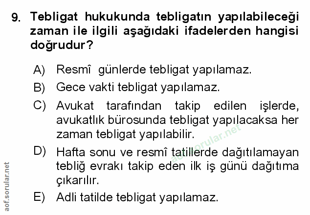 Soru 9