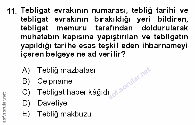 Soru 11