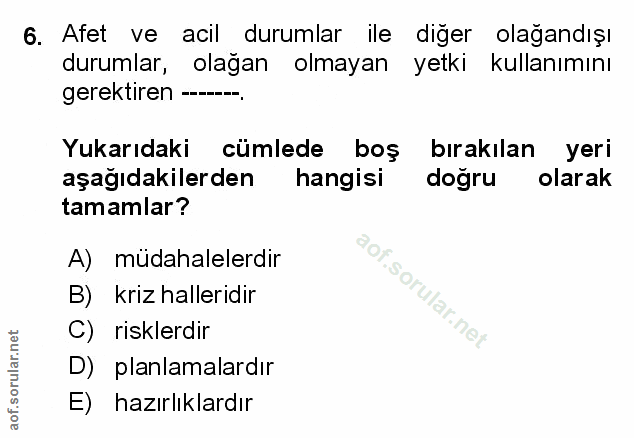 Soru 6