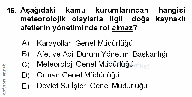 Soru 16