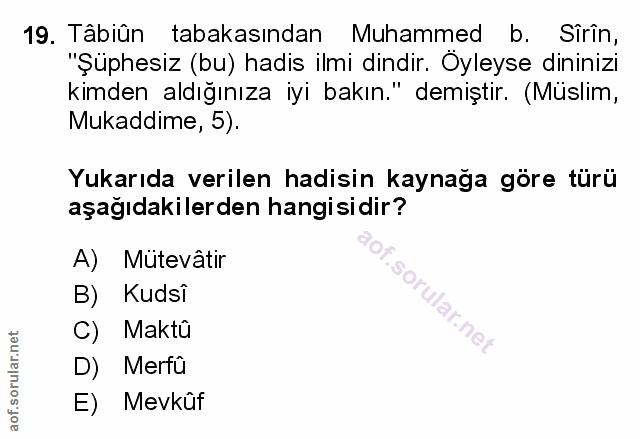 Soru 19