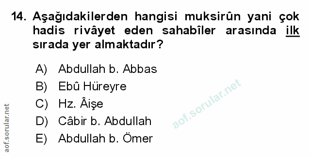 Soru 14