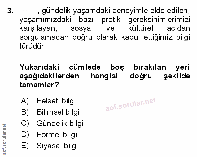 Soru 3