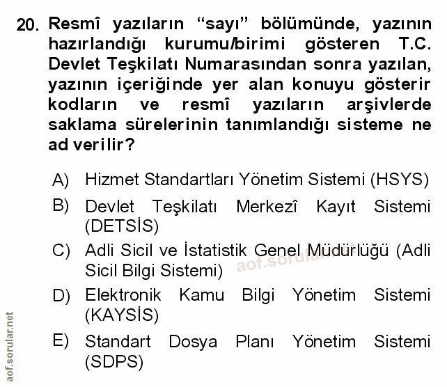 Soru 20