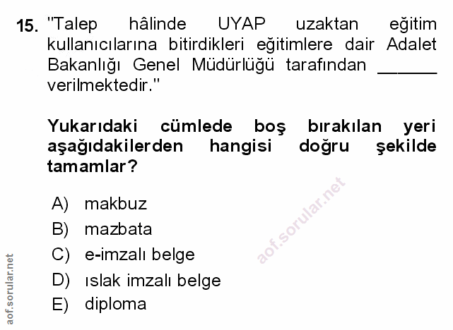 Soru 15
