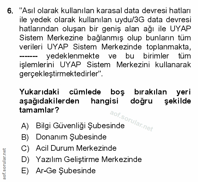 Soru 6