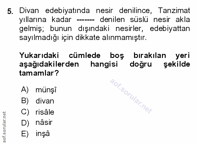 Soru 5