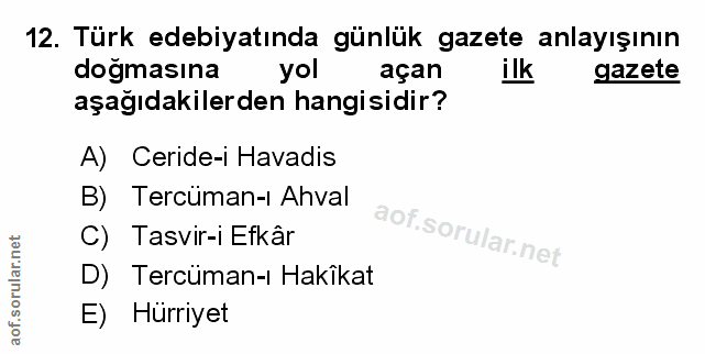 Soru 12