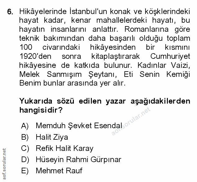 Soru 6