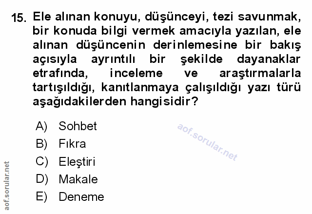 Soru 15