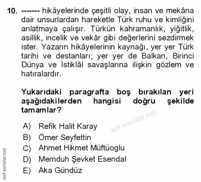 Soru 10