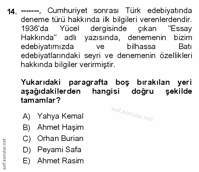 Soru 14