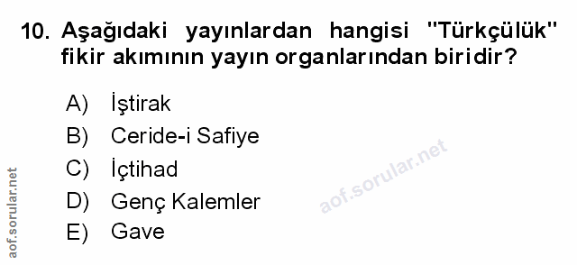 Soru 10