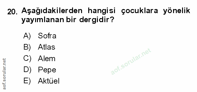 Soru 20