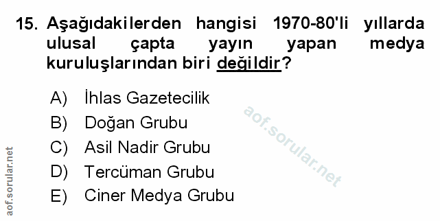 Soru 15