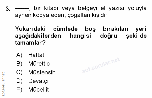 Soru 3