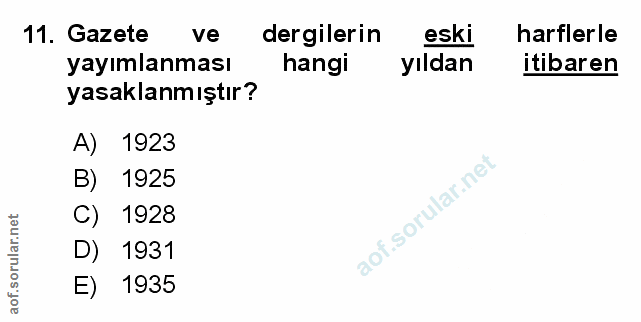 Soru 11