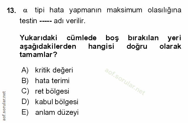 Soru 13