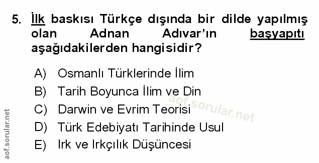 Soru 5