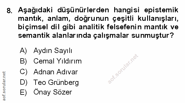 Soru 8