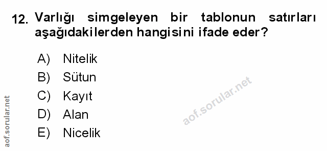 Soru 12