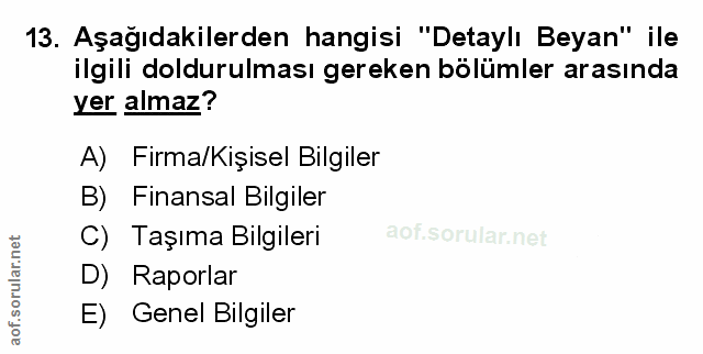Soru 13
