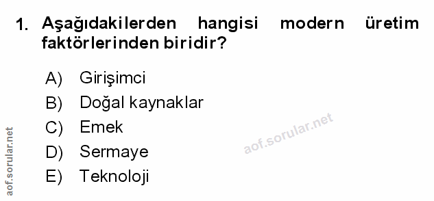 Soru 1