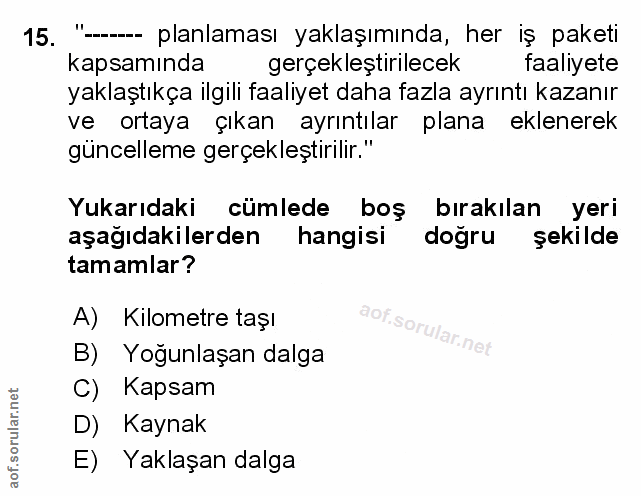 Soru 15